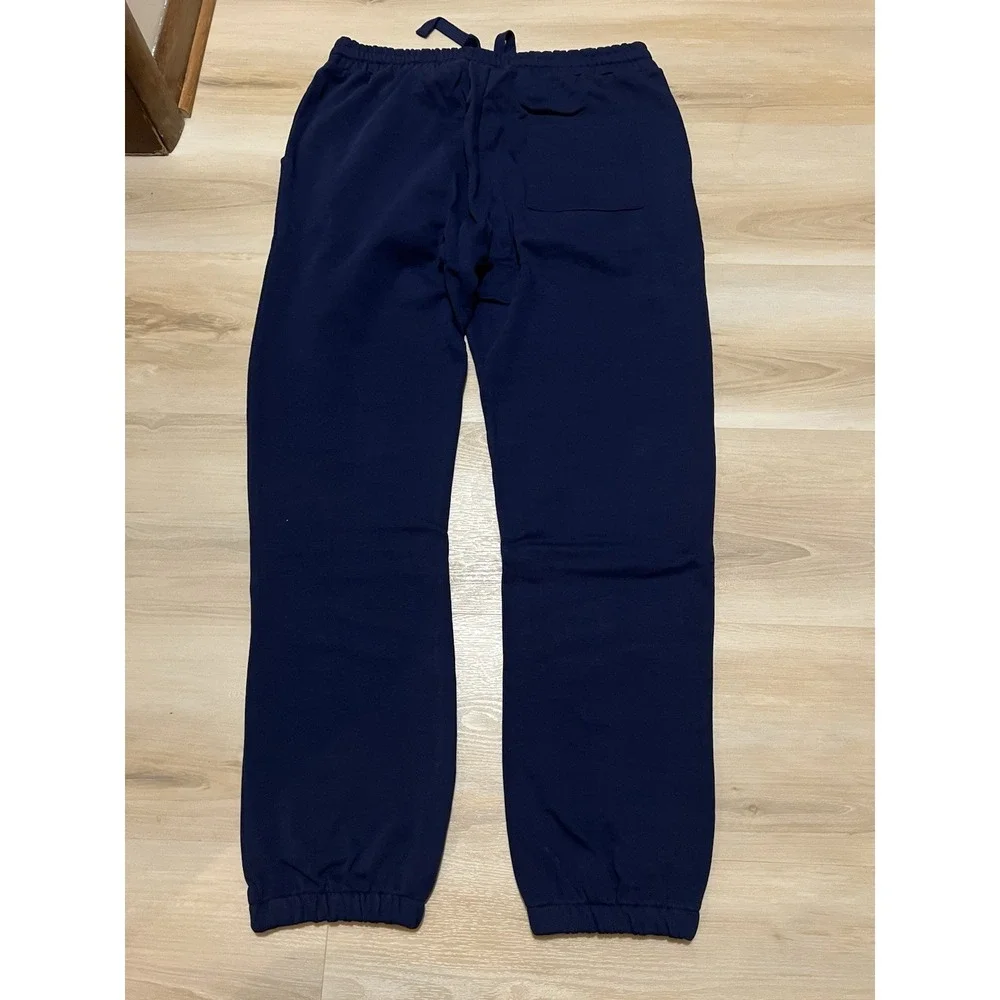 VeeFriends Size XL Classic‎ Logo Sweatpants Navy Blue Spellout Black Cat